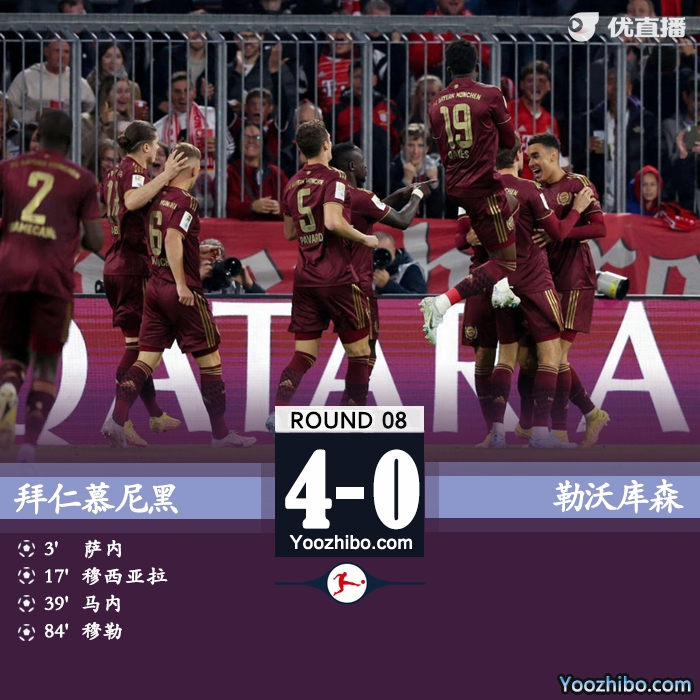 拜仁慕尼黑4-0勒沃库森