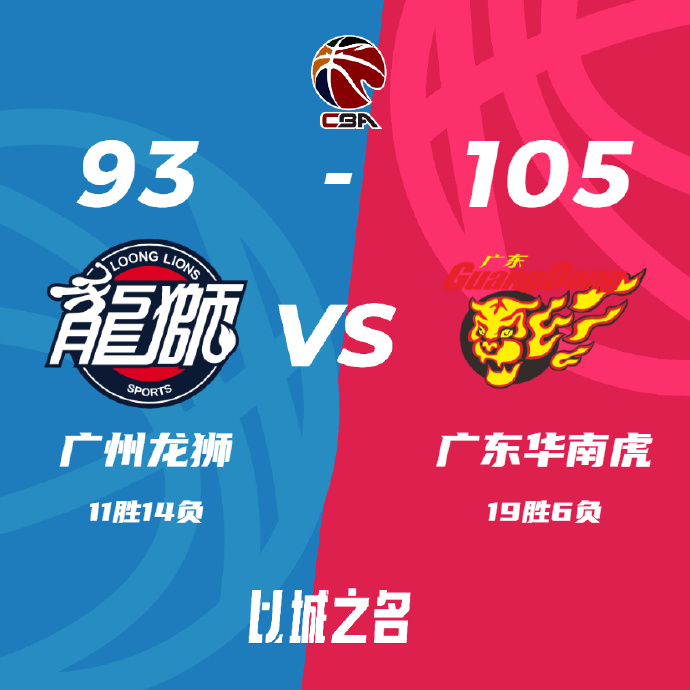 广东105-93战胜广州 周琦18+11+5帽伤退 沃特斯末节7中7砍21分