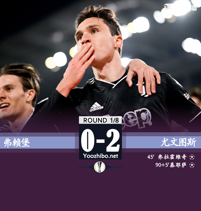 尤文2-0弗赖堡 DV9点射小基耶萨破门