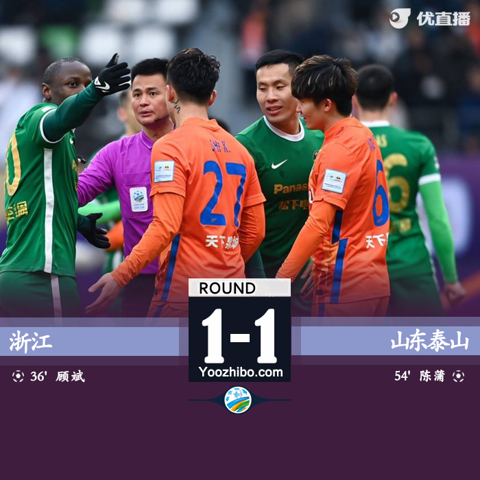 山东泰山2-1浙江夺冠 连续三年夺足协杯冠军