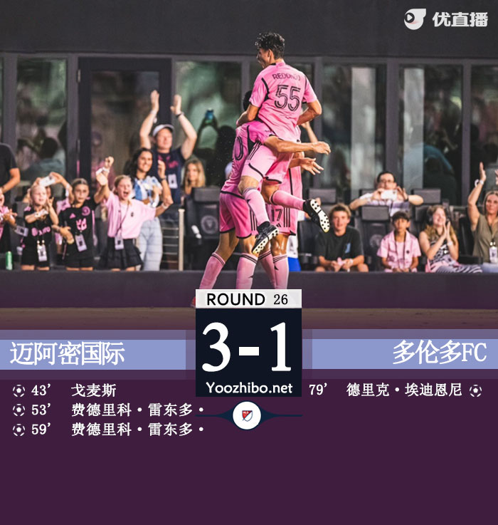 迈阿密国际vs多伦多FC