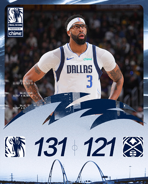 12月02日 NBA常规赛 独行侠vs掘金 全场录像及集锦