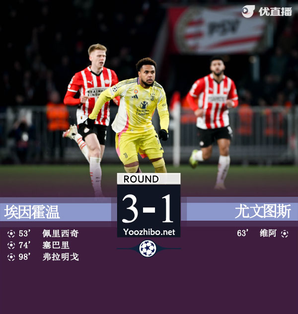 埃因霍温vs<a href=/zuqiude/juventus/ target=_blank class=infotextkey>尤文图斯</a>