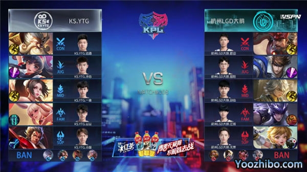 2020年KPL秋季赛常规赛 LGD大鹅 vs KS.YTG全场录像